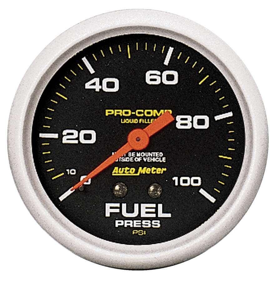 0-100 Fuel Pressure Gaug - Burlile Performance Products