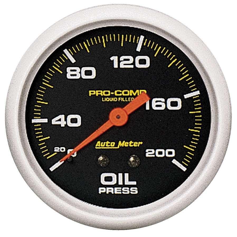 0-200 Oil Pressure Gauge - Burlile Performance Products