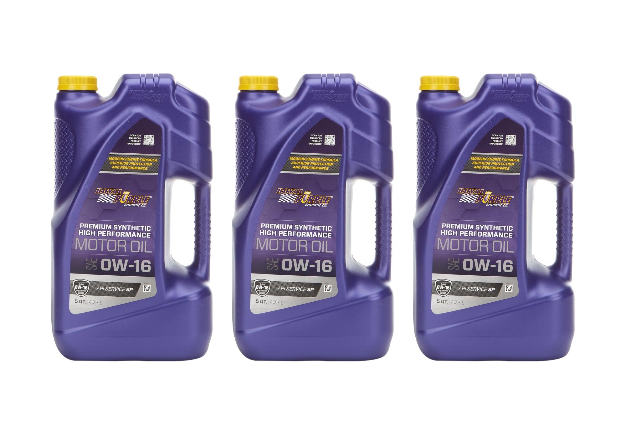 0w16 API Oil Full Synthetic Case 3x5 Quart - Burlile Performance Products
