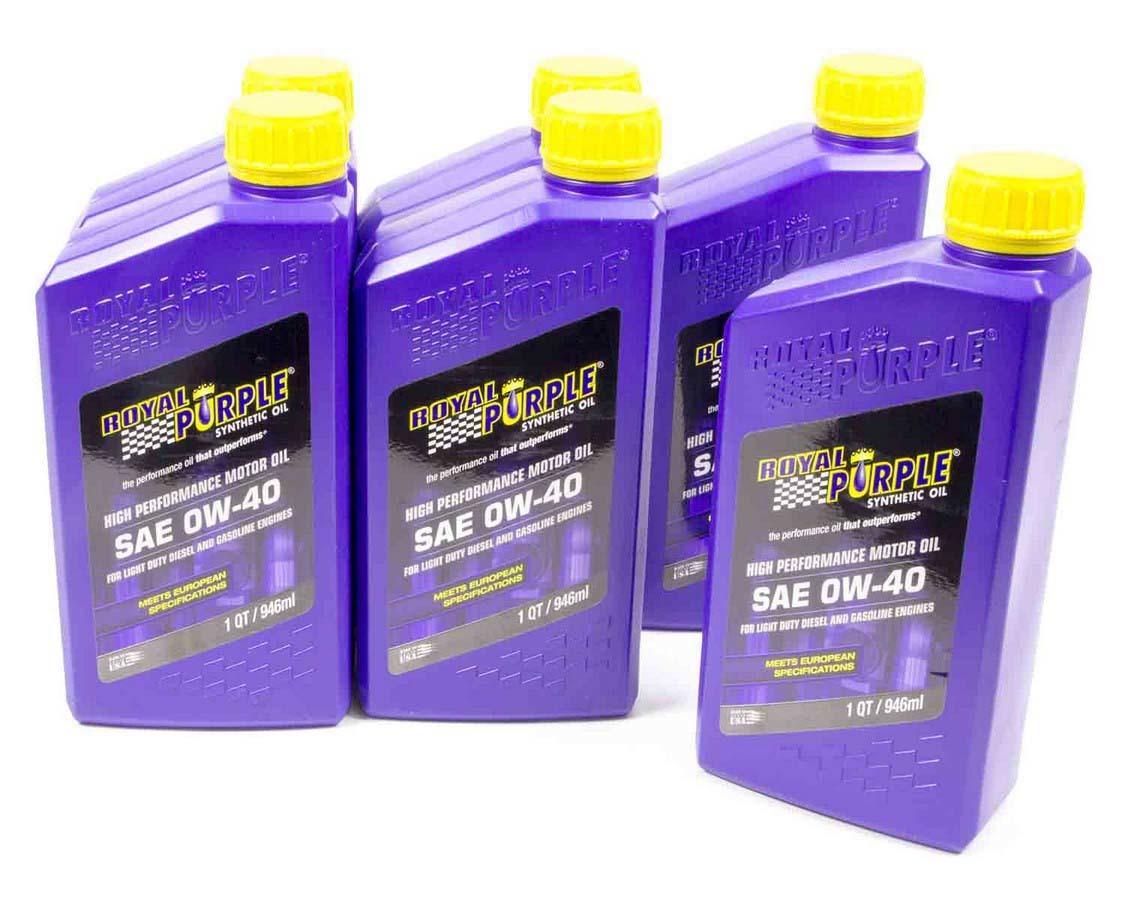 0w40 Multi-Grade SAE Oil Case 6x1qt Bottles - Burlile Performance Products