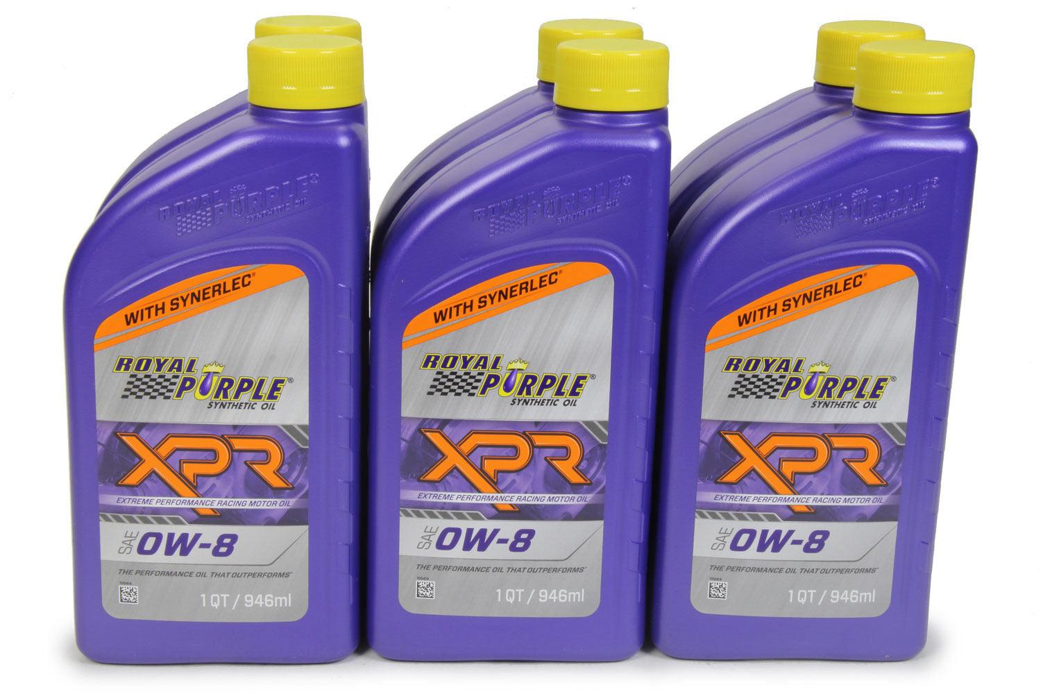 0w8 XRP Racing Oil Case 6x1 Quart - Burlile Performance Products