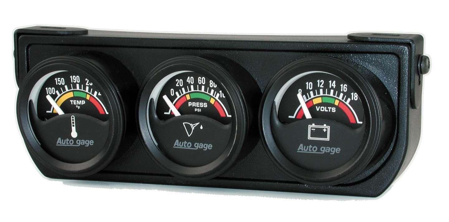 1-1/2in Blk Elec Gauge Panel - Burlile Performance Products