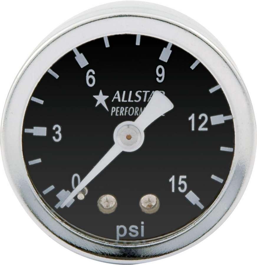 1.5in Gauge 0-15 PSI Dry Type - Burlile Performance Products