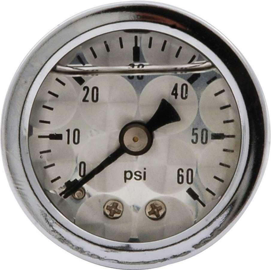 1.5in Gauge 0-60 PSI Turned Face Liq Filled - Burlile Performance Products