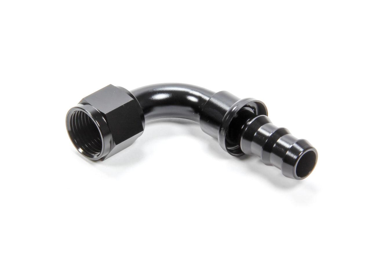 #10 90 Degree Hose End Push Lock - Burlile Performance Products