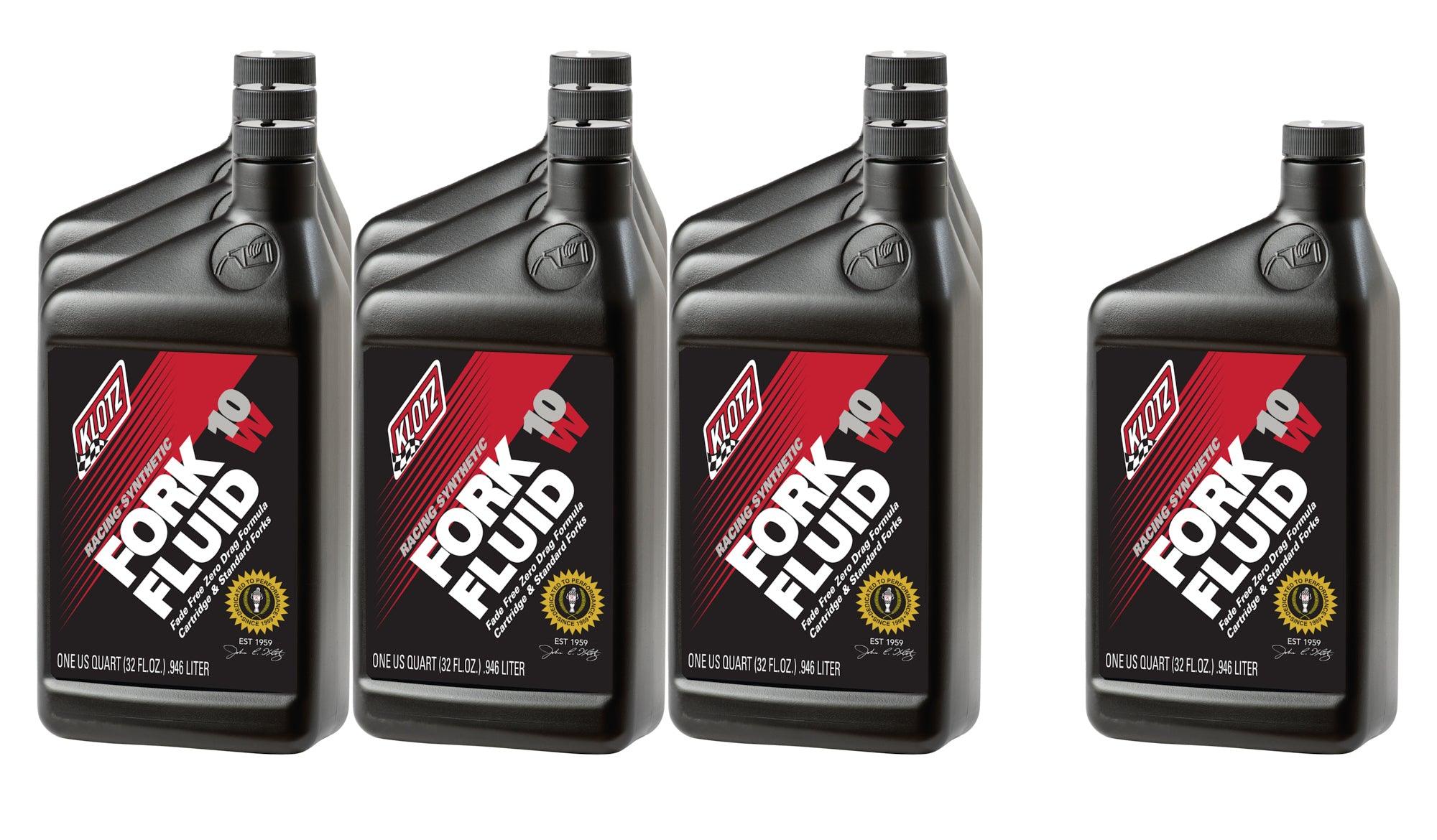 10W Racing Synthetic Shock Oil Case 10x1Qt - Burlile Performance Products