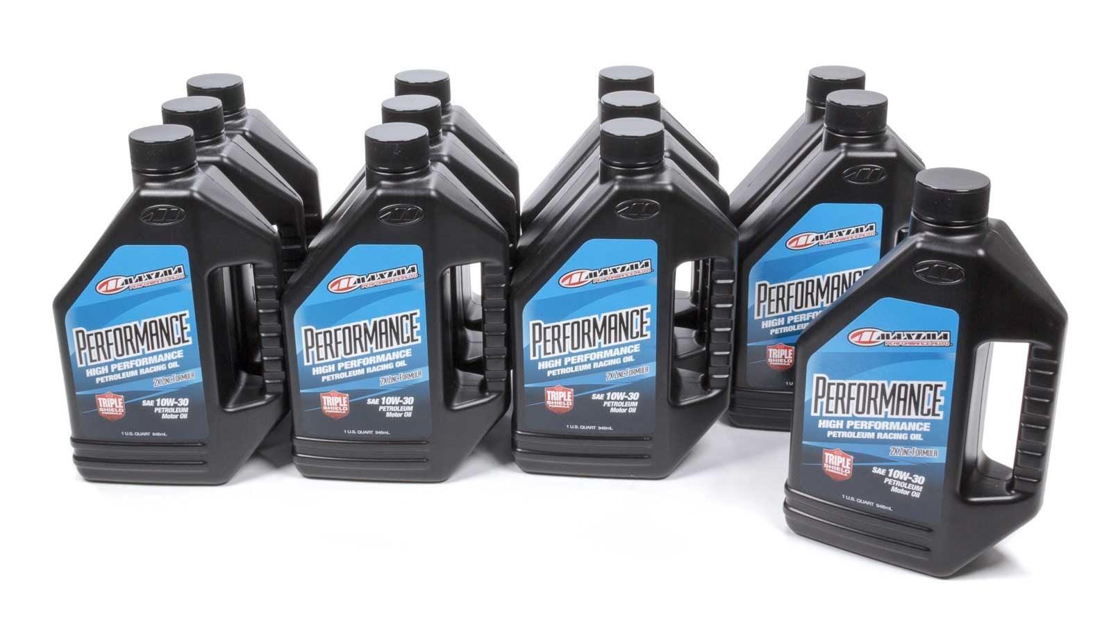 10W30 Petroleum Oil Case 12x1 Quart Performance - Burlile Performance Products