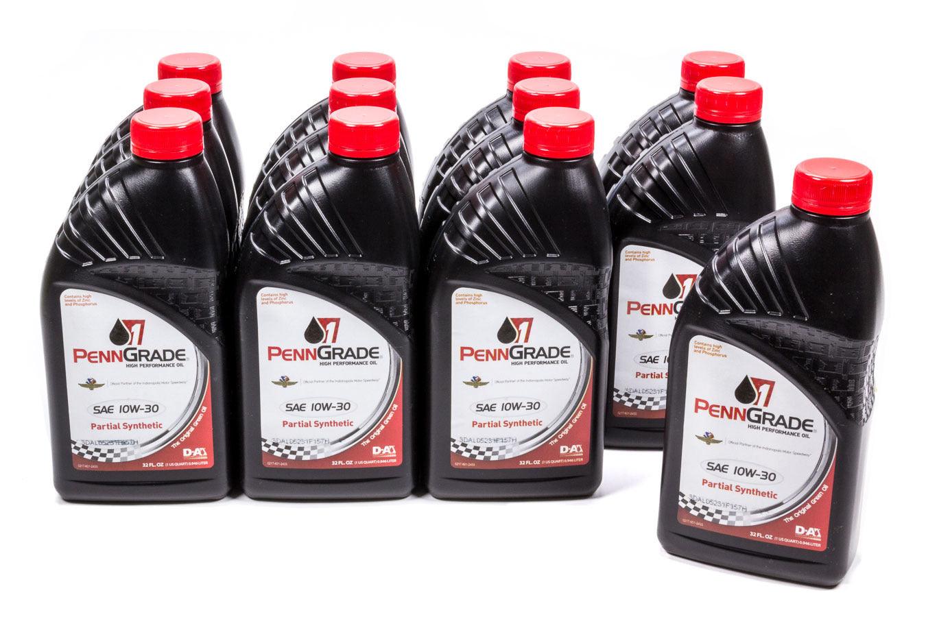 10w30 Racing Oil Cs/12Qt Partial Synthetic - Burlile Performance Products