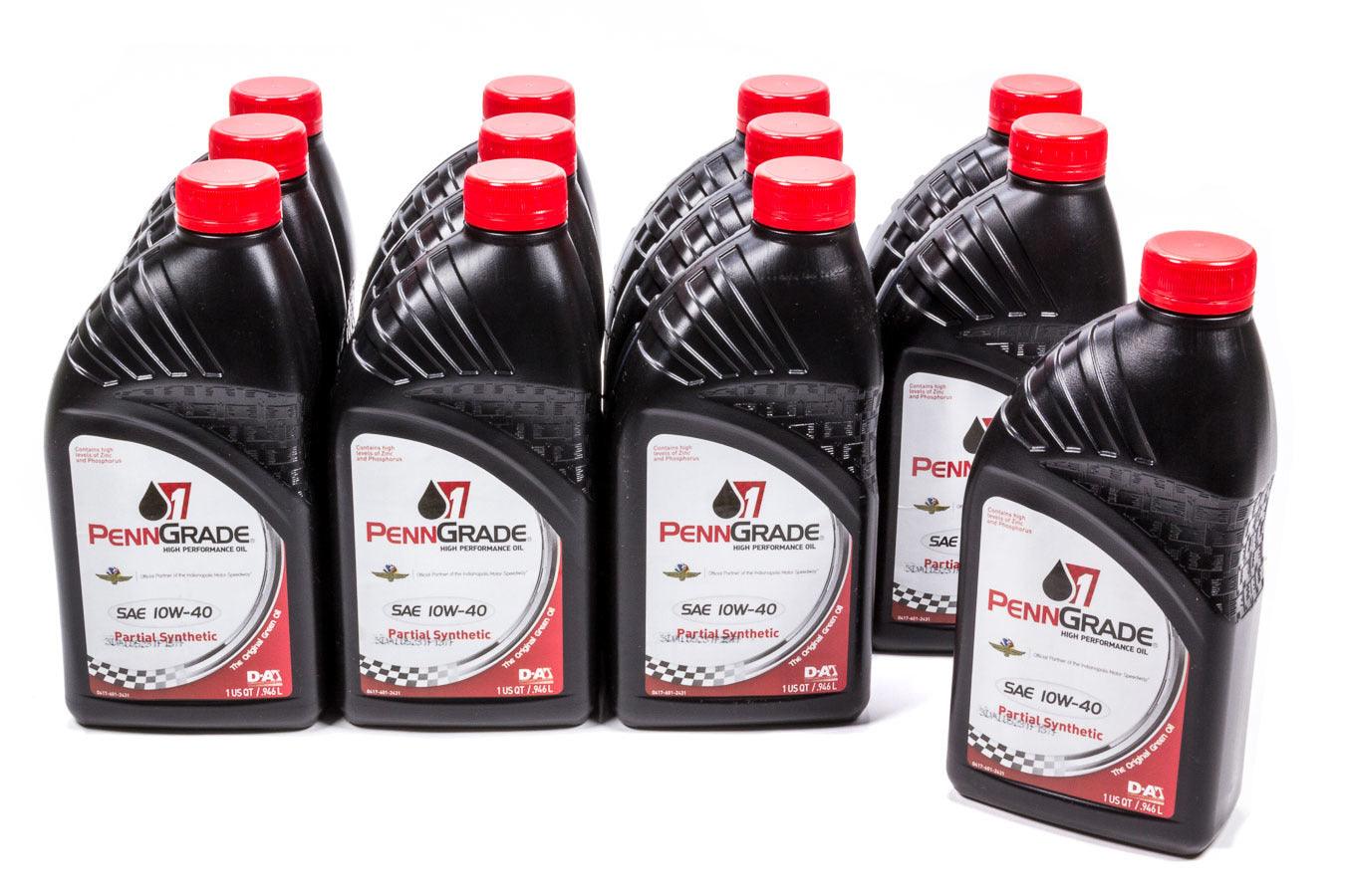 10w40 Racing Oil Cs/12Qt Partial Synthetic - Burlile Performance Products