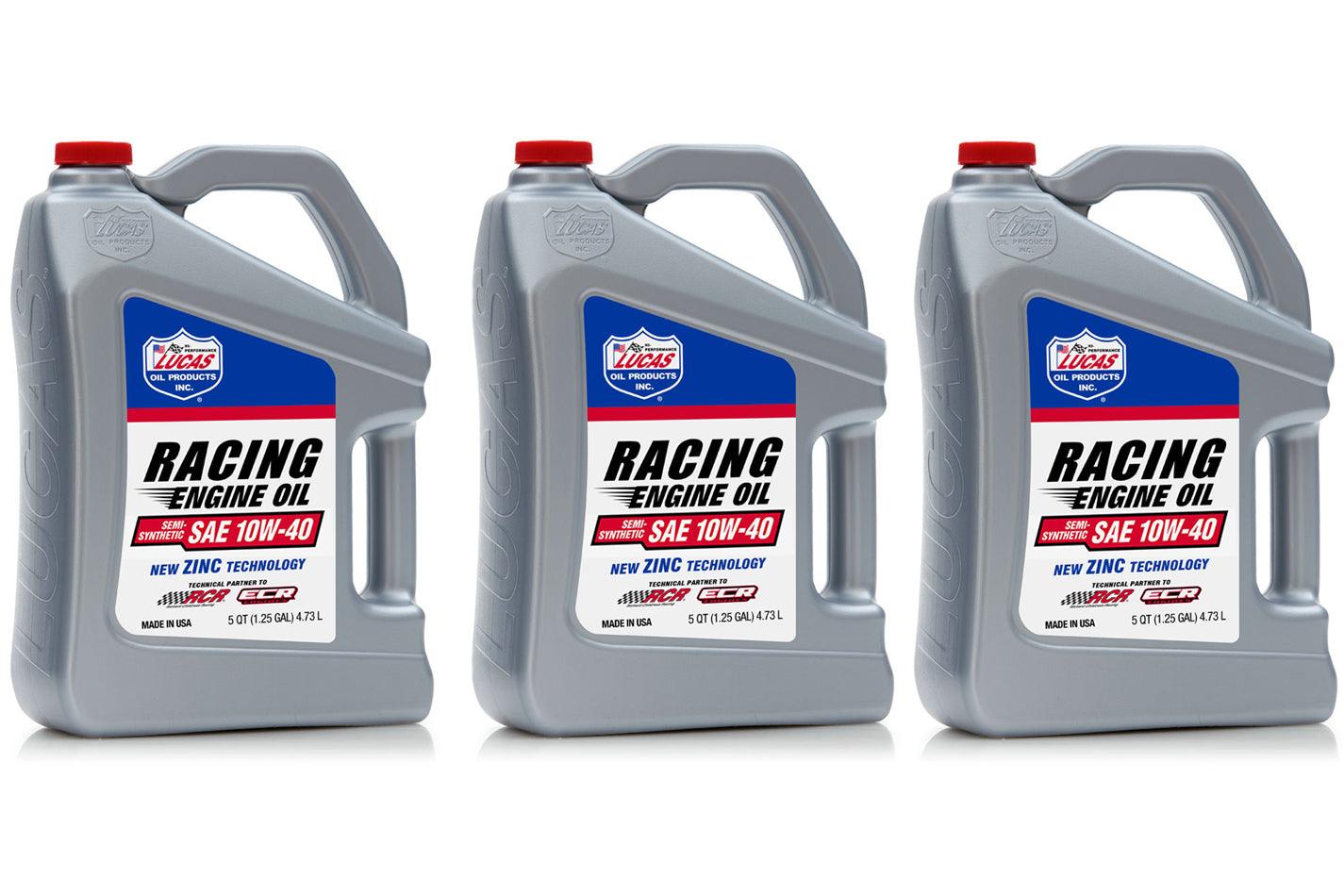 10w40 Semi Synthetic Racing Oil 3 x 5 Quart - Burlile Performance Products