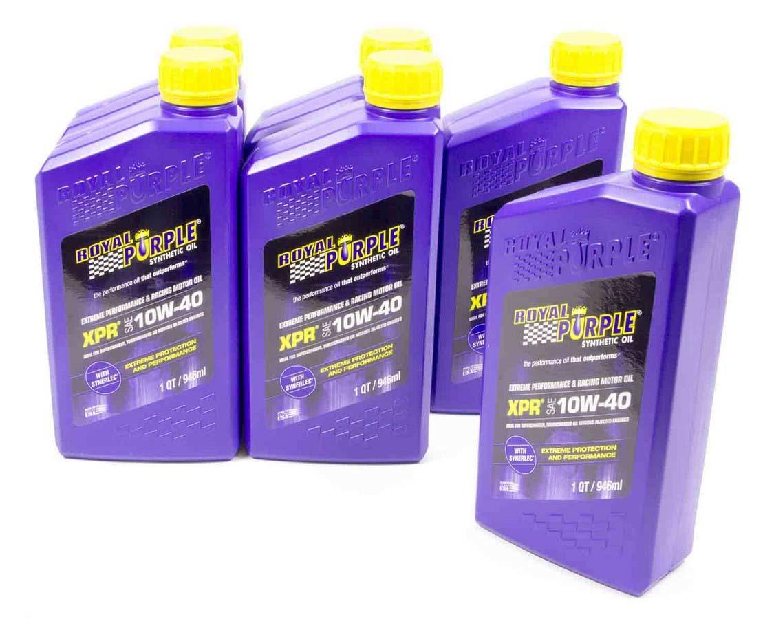 10w40 XPR RAcing Oil Case 6x1 Quart - Burlile Performance Products