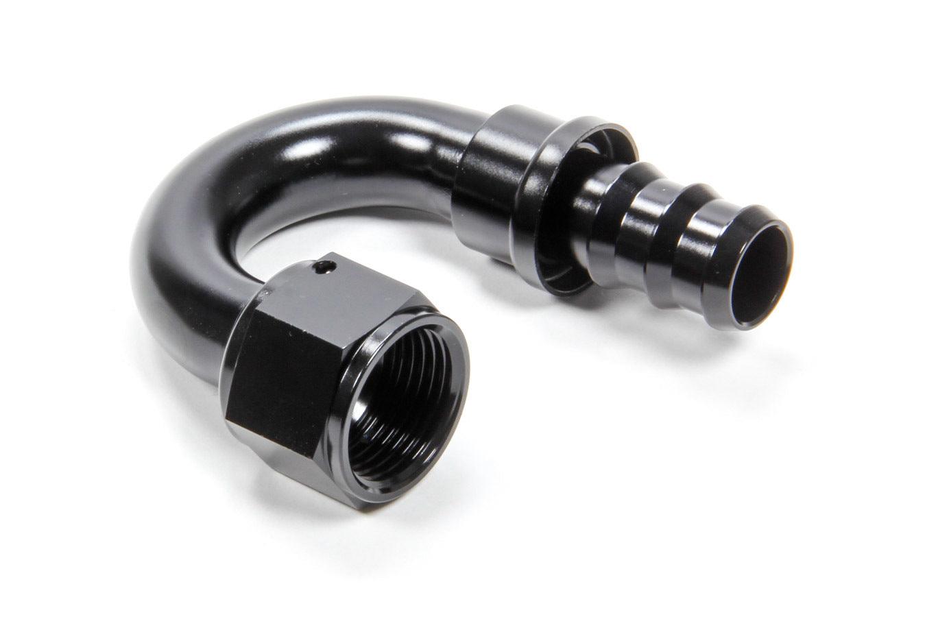 #12 180 Degree Hose End Push Lock - Burlile Performance Products
