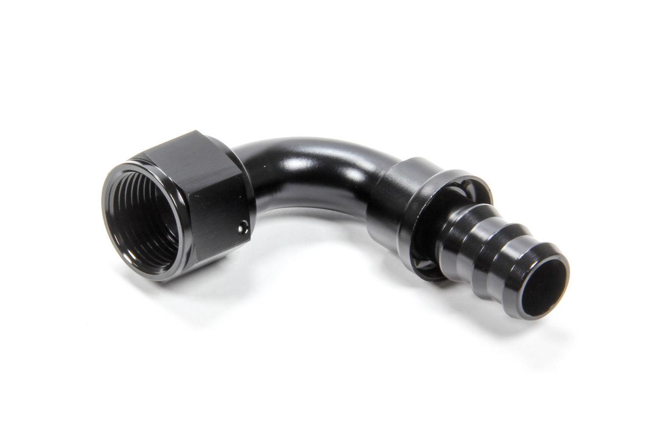 #12 90 Degree Hose End Push Lock - Burlile Performance Products