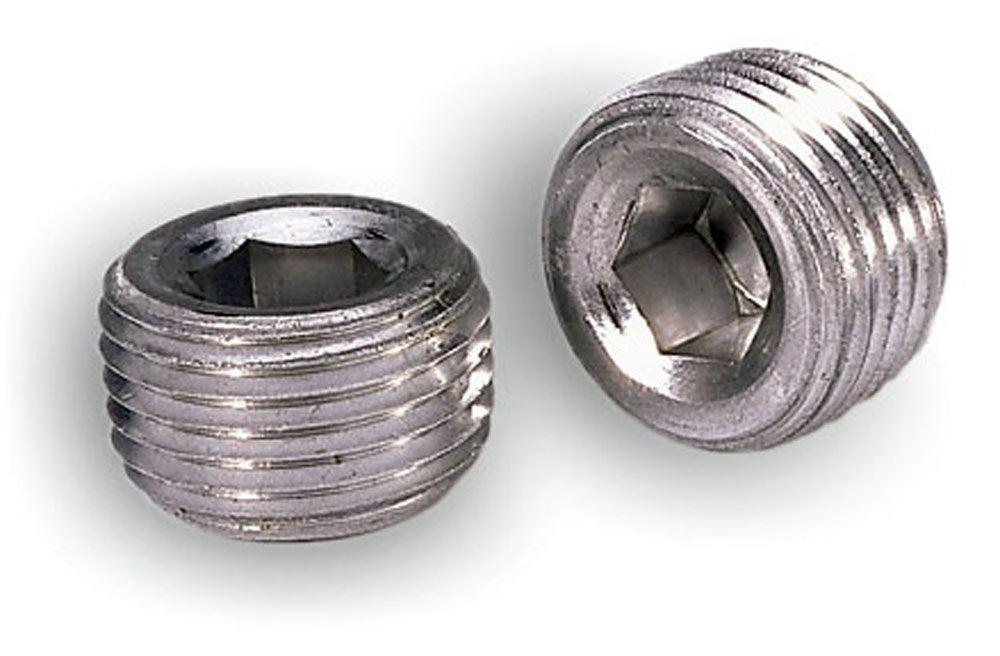 1/2innpt Alum Pipe Plugs - Burlile Performance Products
