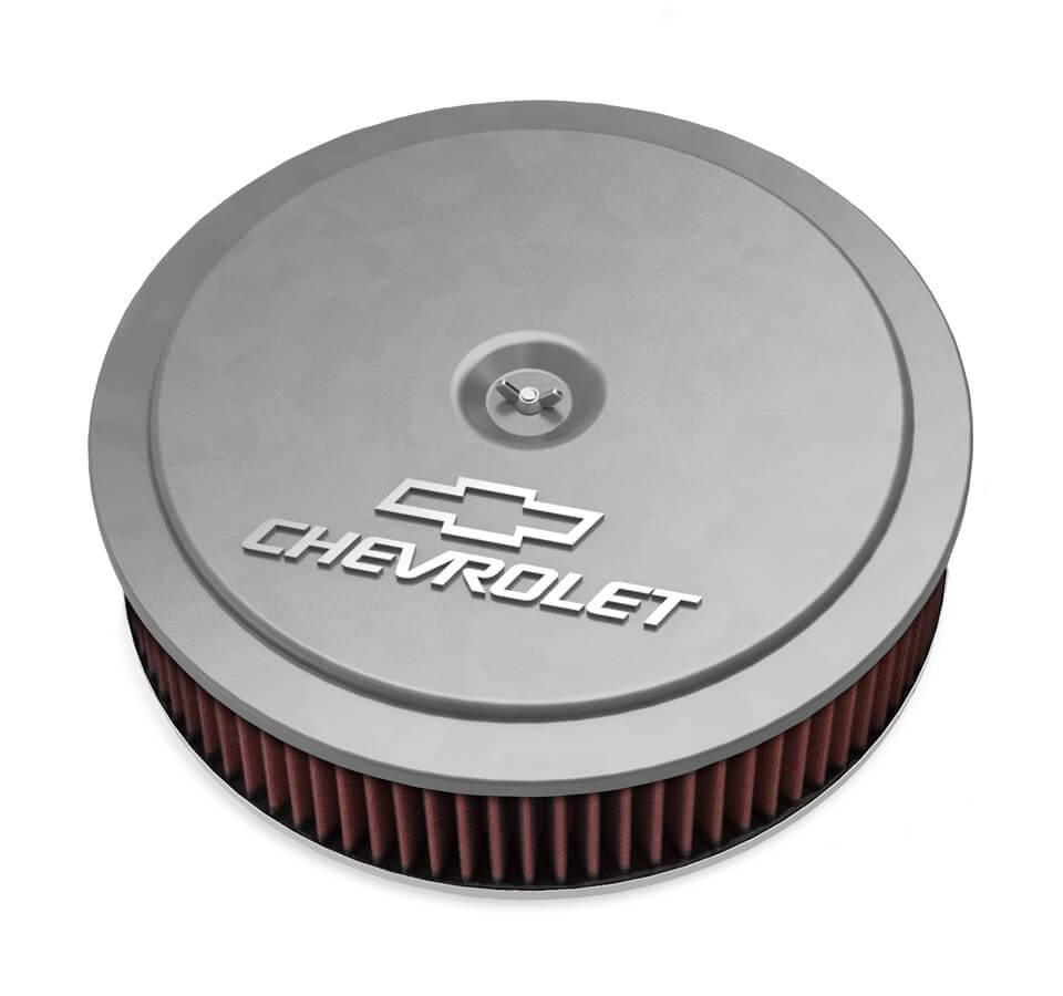 14 x 3 Air Cleaner GM Muscle Series Natural - Burlile Performance Products