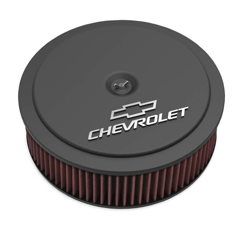 14 x 4 Air Cleaner GM Muscle Series Black - Burlile Performance Products