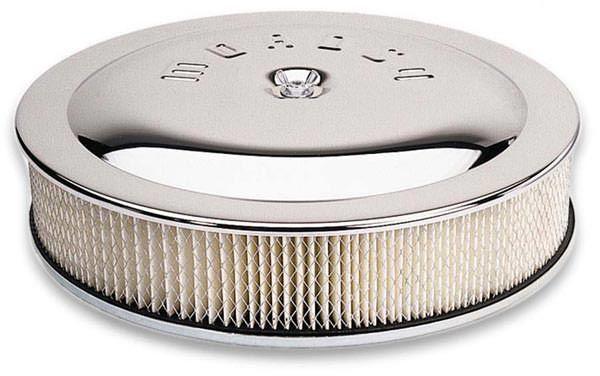 14in Chrome Air Cleaner 5in Filter - Burlile Performance Products