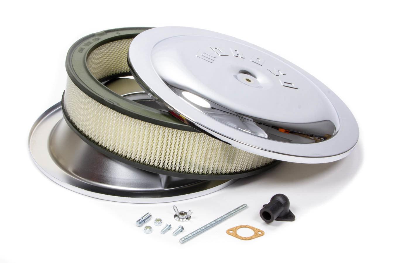 14in Chrome Air Cleaner - Burlile Performance Products
