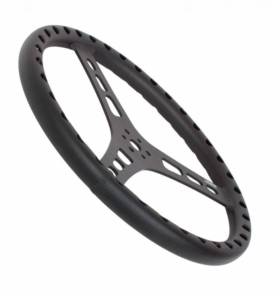 14in Flat Steering Wheel Black - Burlile Performance Products