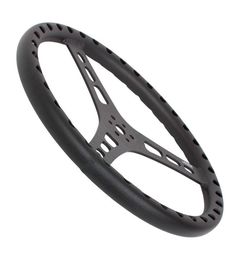 15in LW Flat Steering Wheel Black - Burlile Performance Products