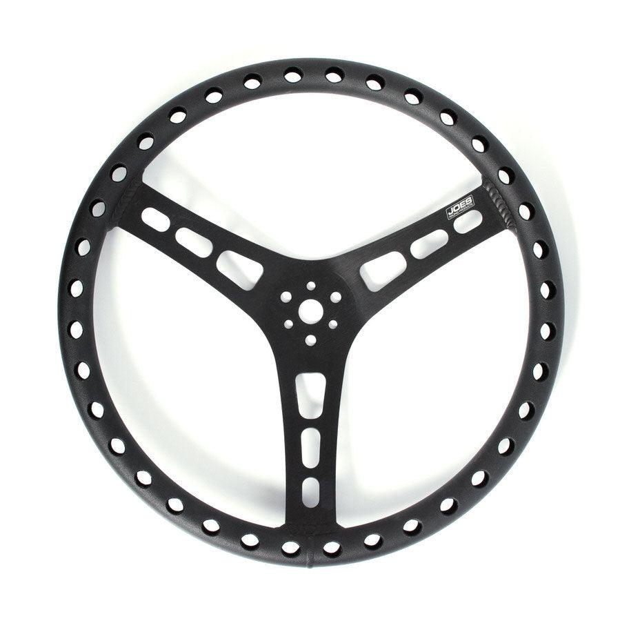 15in LW Steering Wheel Alum Dished Black - Burlile Performance Products