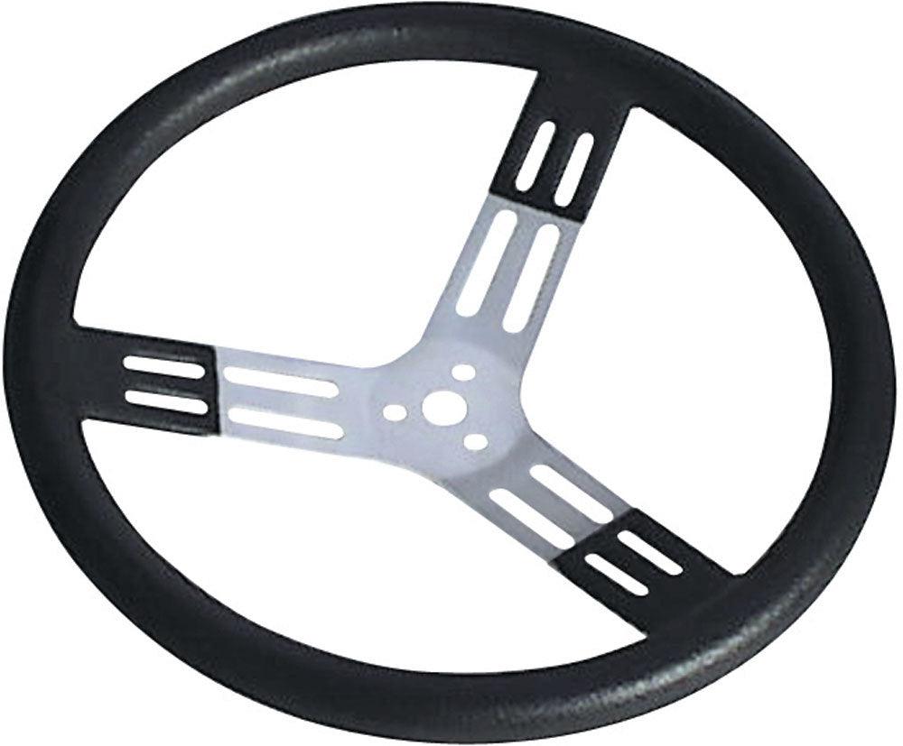 15in. Steering Wheel Black With Bumps Nat. Fi - Burlile Performance Products