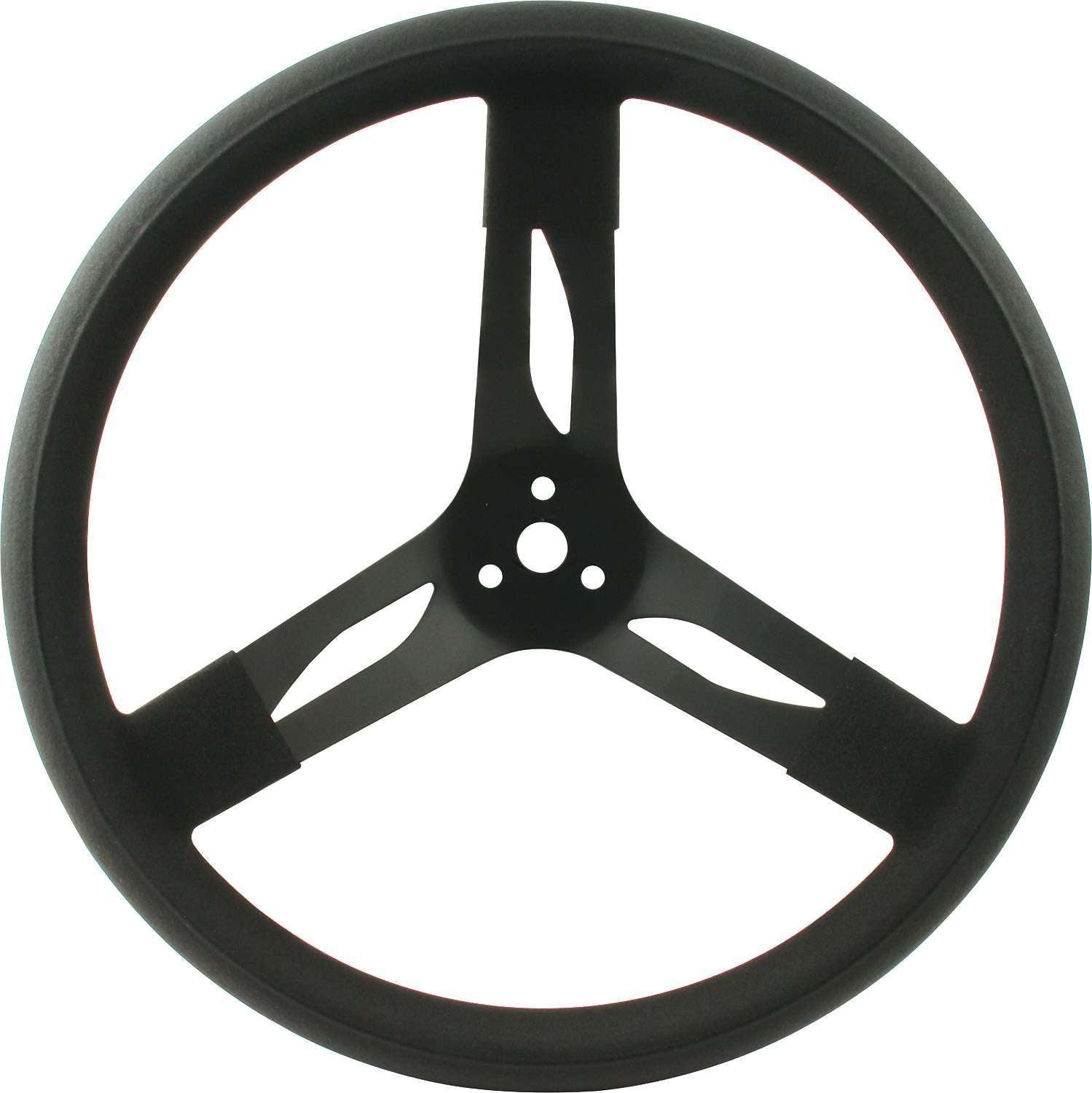15in Steering Wheel Stl Black - Burlile Performance Products