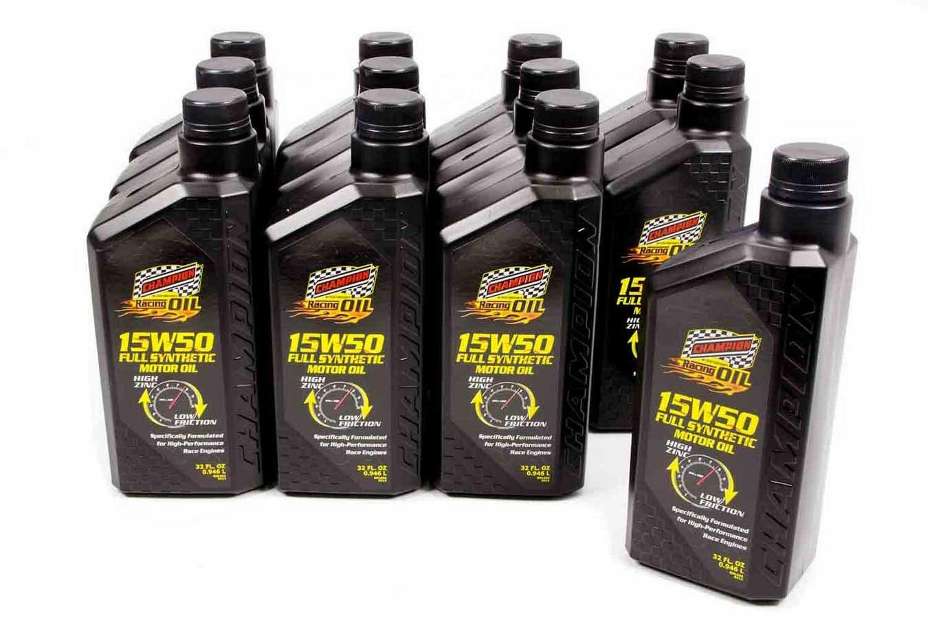 15w50 Synthetic Racing Oil 12x1Qt - Burlile Performance Products