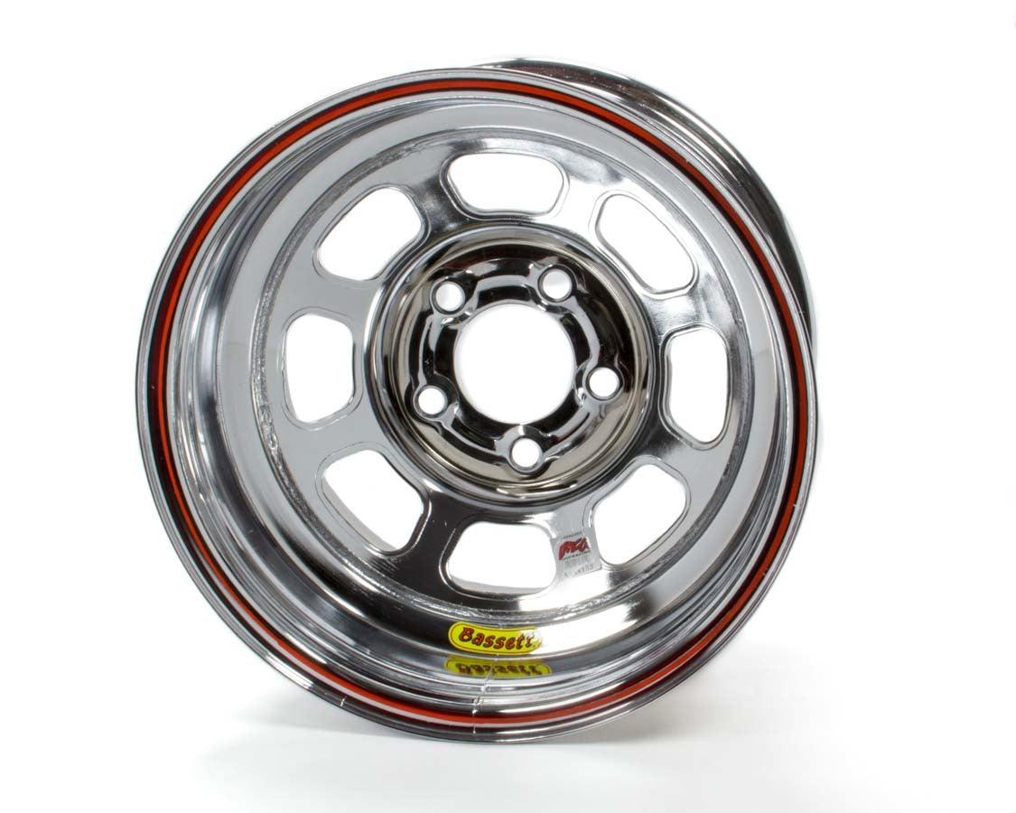 15x8 IMCA Wheel Rev. Bell D-Hole Chrome - Burlile Performance Products
