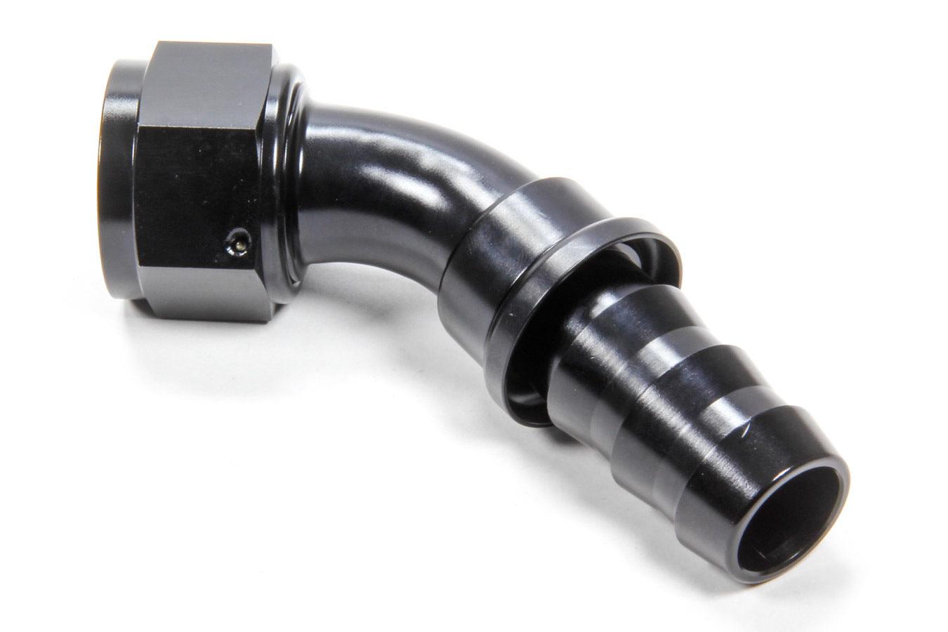 #16 45 Degree Hose End Push Lock - Burlile Performance Products