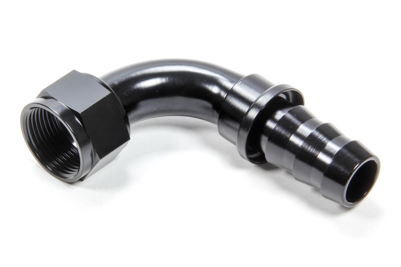 #16 90 Degree Hose End Push Lock - Burlile Performance Products
