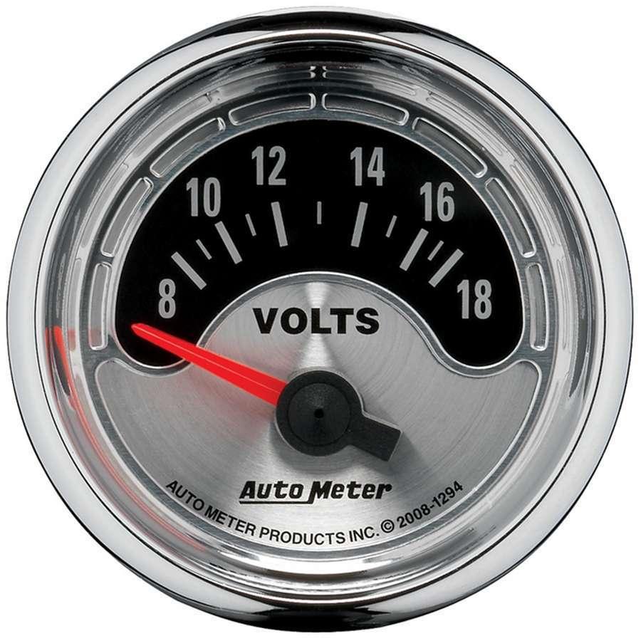 2-1/16 A/M Voltmeter Gauge 8-18 - Burlile Performance Products