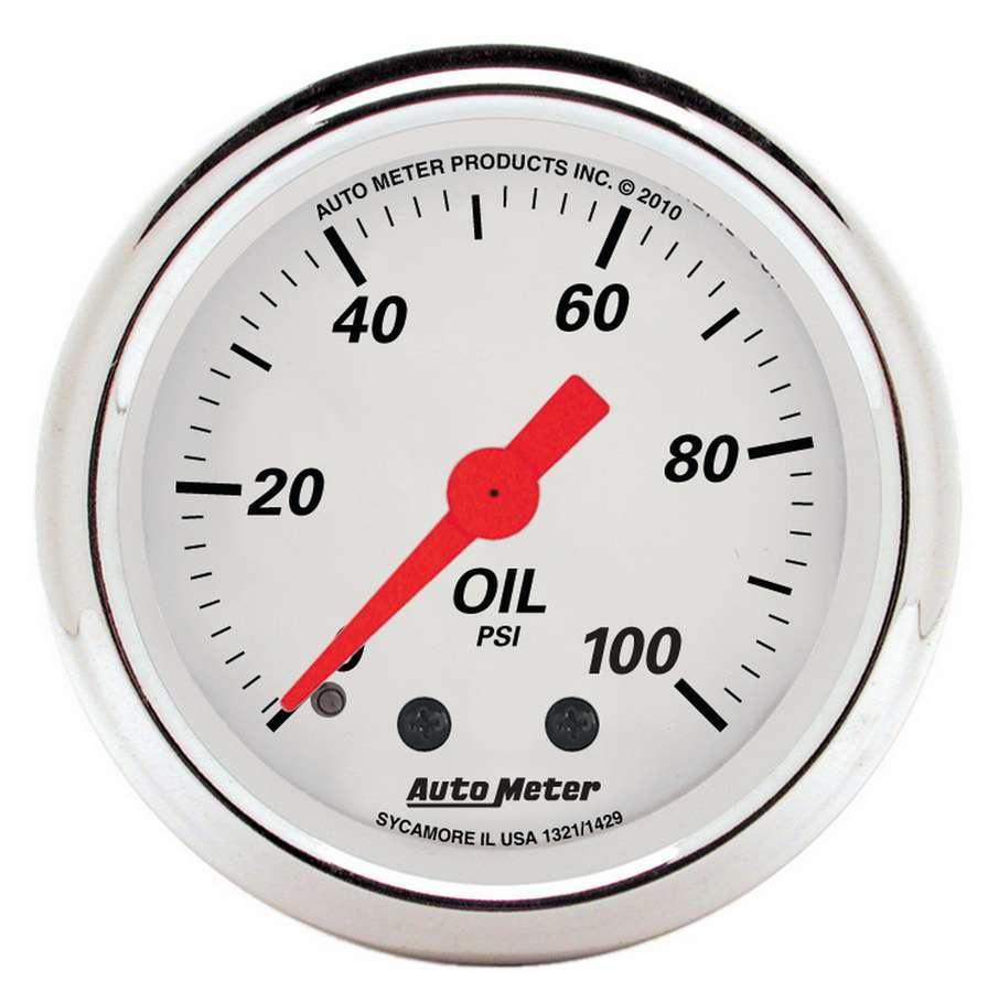 2-1/16 A/W Oil Pressure Gauge 0-100psi - Burlile Performance Products