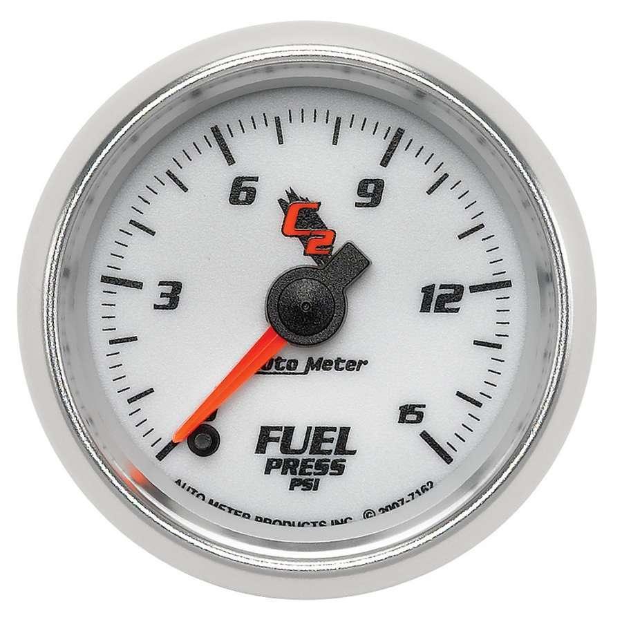 2-1/16 C2/S Fuel Press. Gauge 0-15psi - Burlile Performance Products