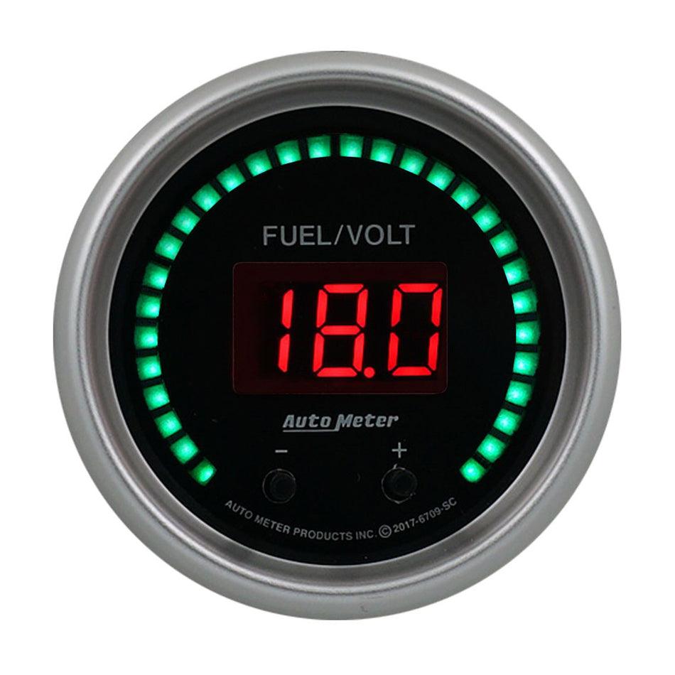 2-1/16 Fuel/Volt Gauge Elite Digital SC Series - Burlile Performance Products