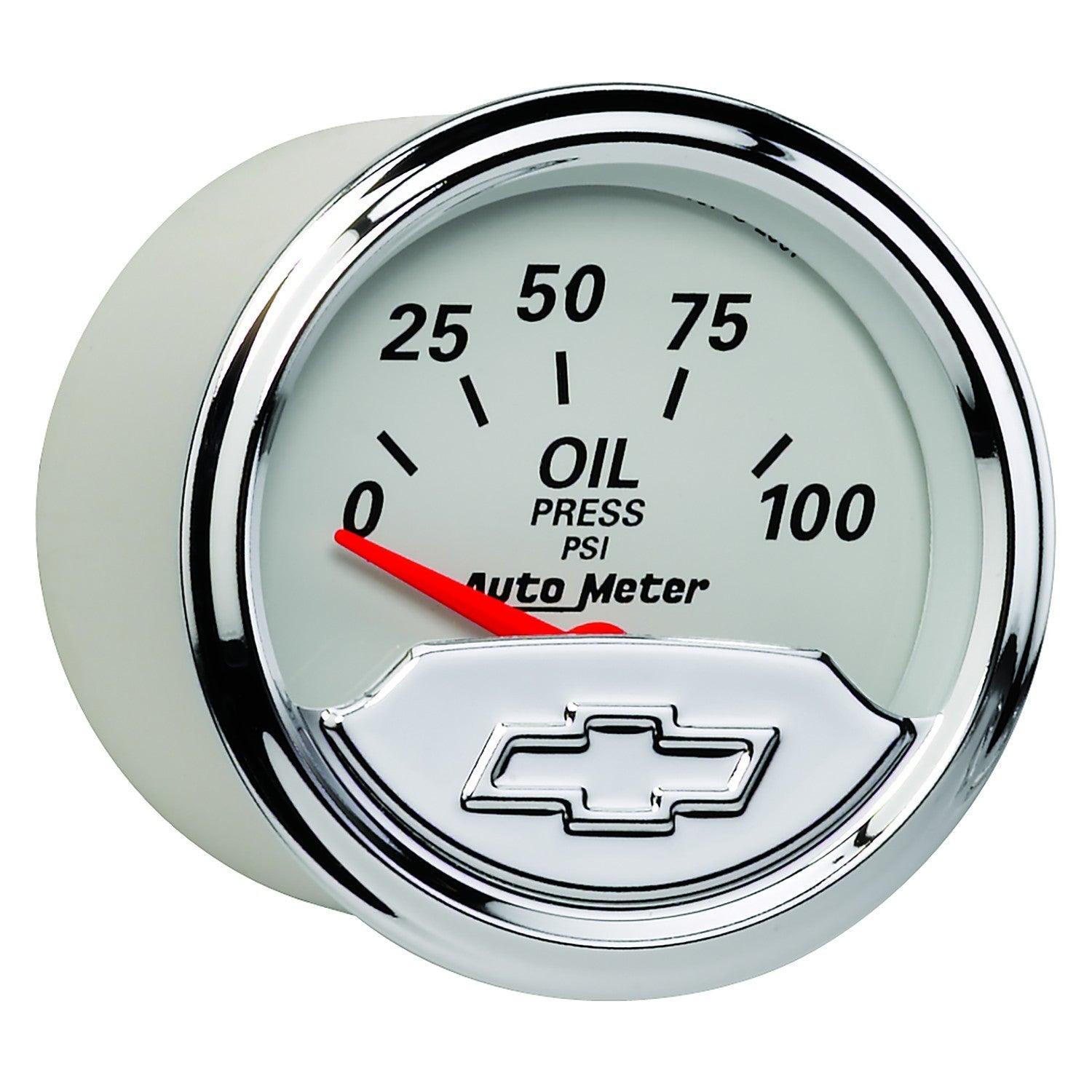 2-1/16 Gauge Oil Press 100psi Chevrolet - Burlile Performance Products