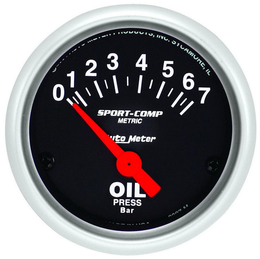2-1/16 Mini S/C Oil Pressure Gauge - Metric - Burlile Performance Products