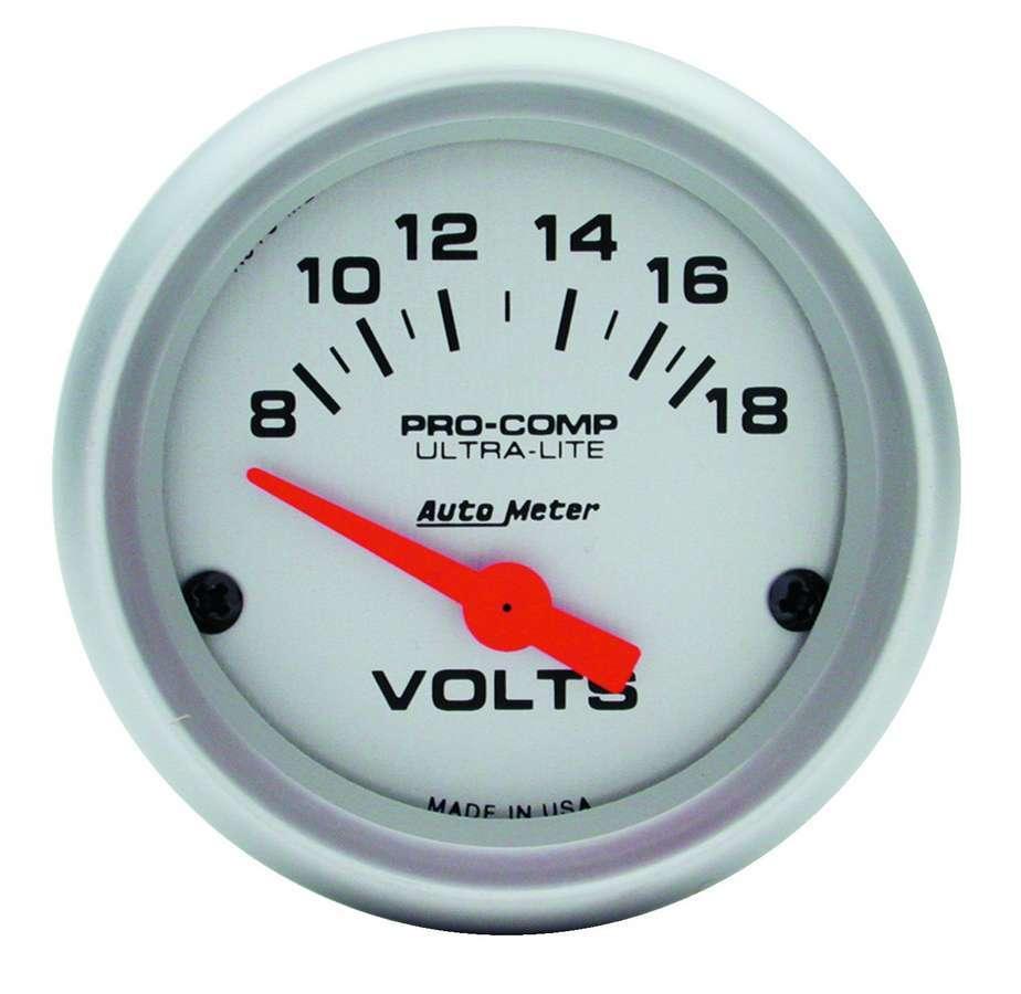 2-1/16 Mini Ultralite VOLTMETER - Burlile Performance Products