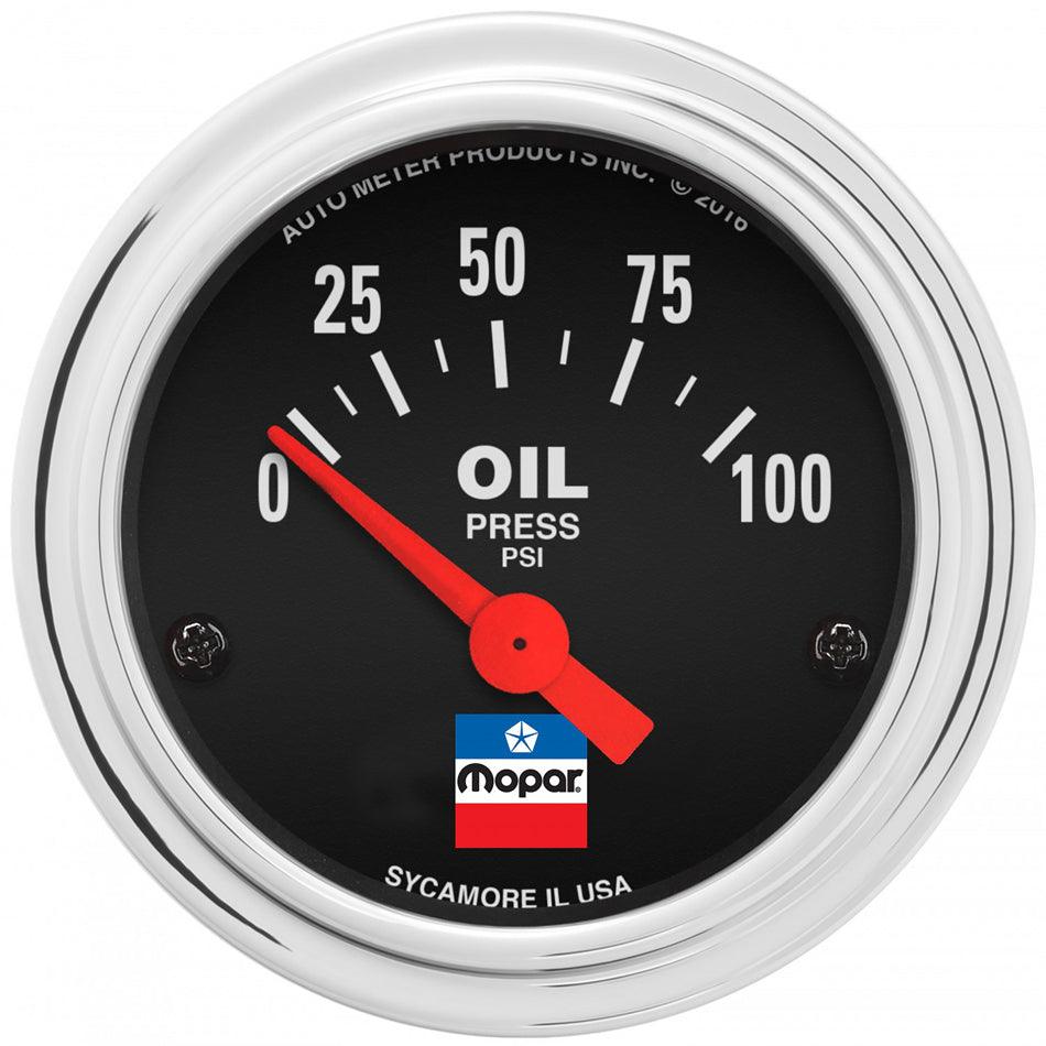2-1/16 Oil Press Gauge Mopar Logo Series - Burlile Performance Products