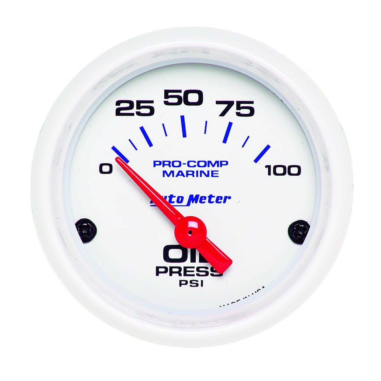 2-1/16 Oil Pressure Gauge 0-100 PSI - Burlile Performance Products