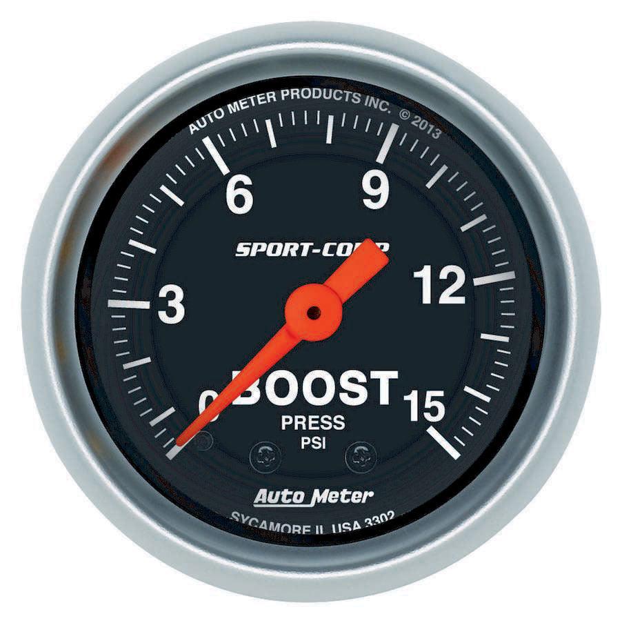 2-1/16 S/C Boost Gauge 0-15 PSI - Burlile Performance Products