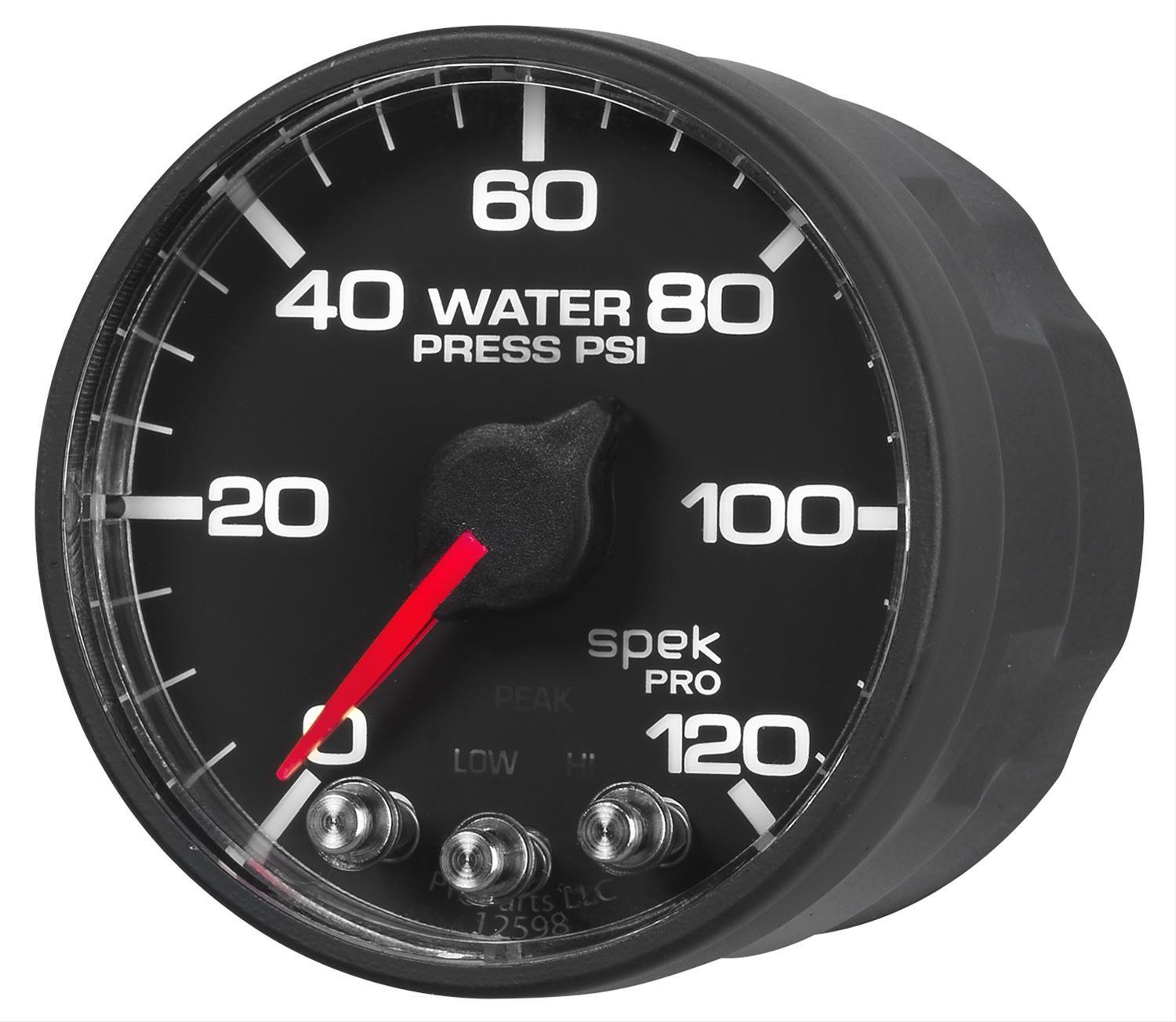 2-1/16 Spek-Pro Water Pressure Gauge 120psi - Burlile Performance Products