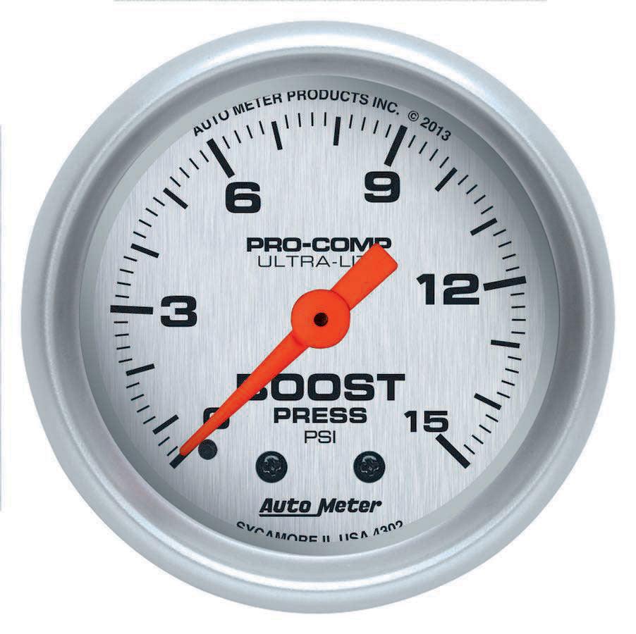2-1/16 U/L Boost Gauge 0-15psi - Burlile Performance Products