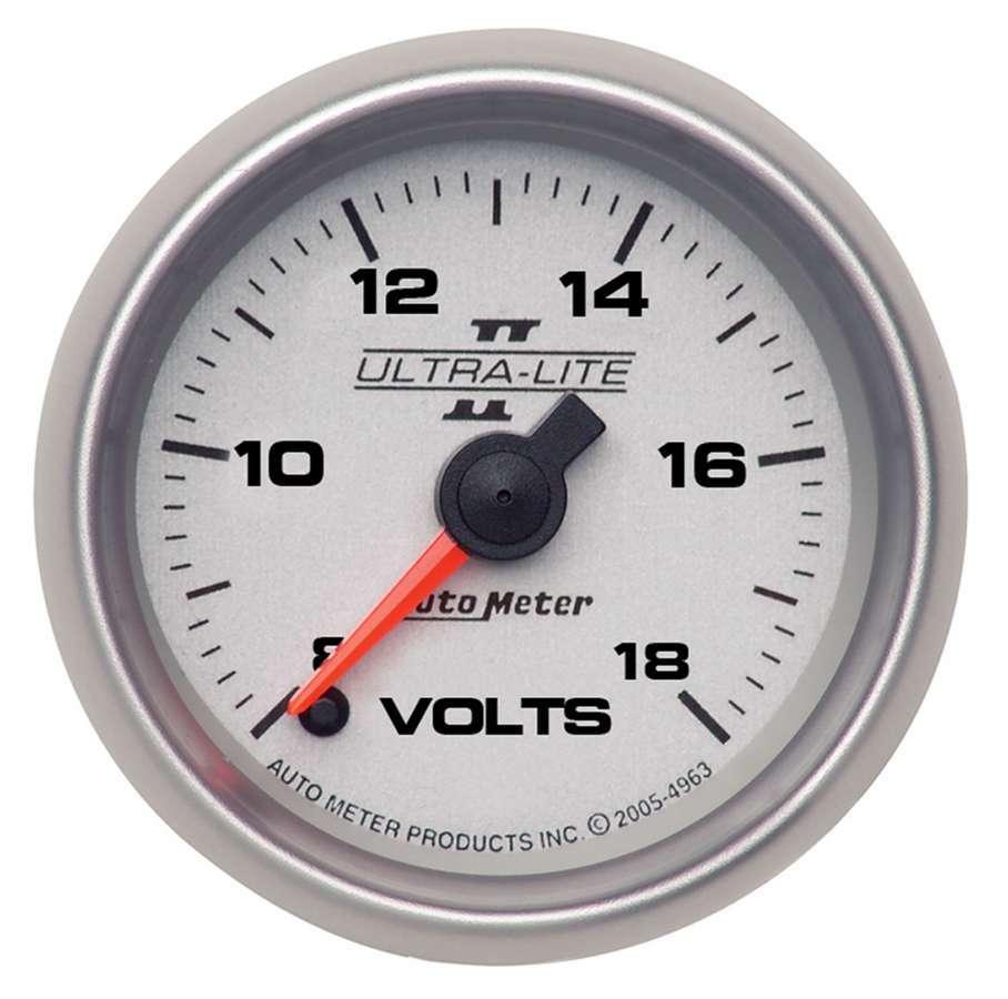 2-1/16 U/L II Voltmeter 8-18 Full Sweep - Burlile Performance Products