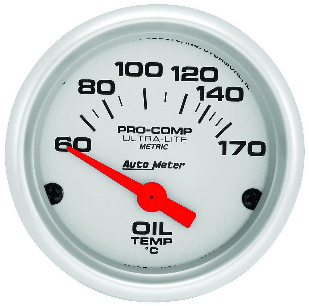 2-1/16 U/L Oil Temp Gauge - 60-170C - Burlile Performance Products