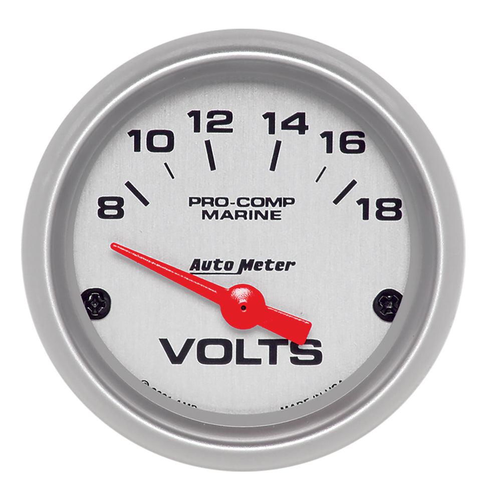 2-1/16 Ultra Lite Marine Voltmeter 8-18 Volts - Burlile Performance Products