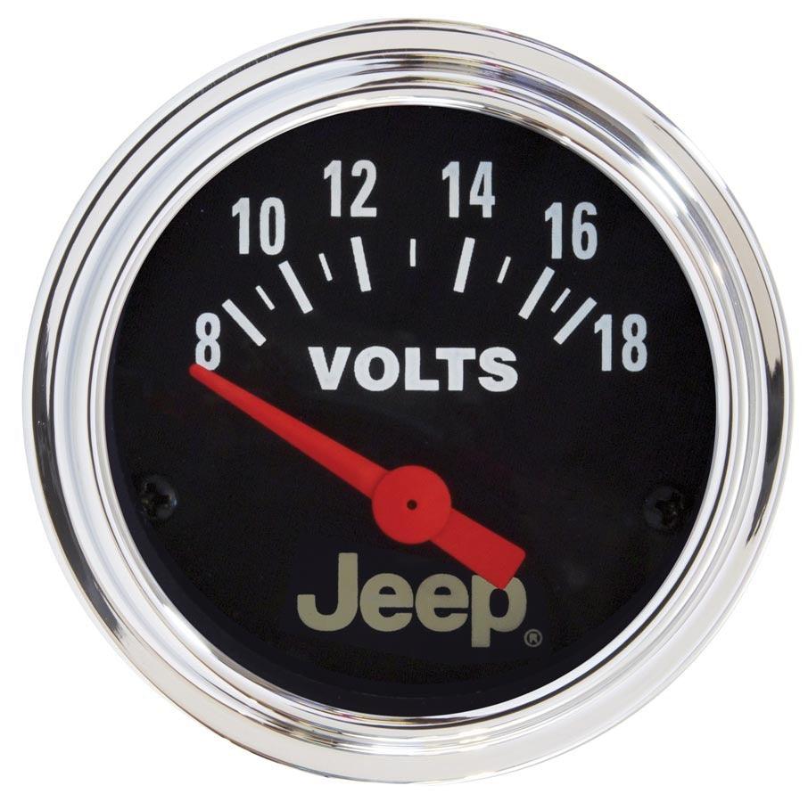 2-1/16 Voltmeter Gauge - Jeep Series - Burlile Performance Products