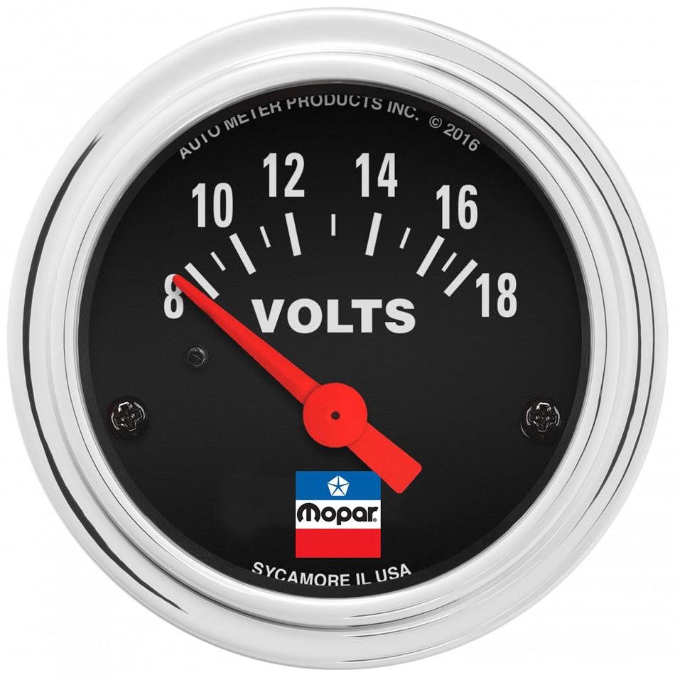 2-1/16 Voltmeter Gauge Mopar Logo Series - Burlile Performance Products