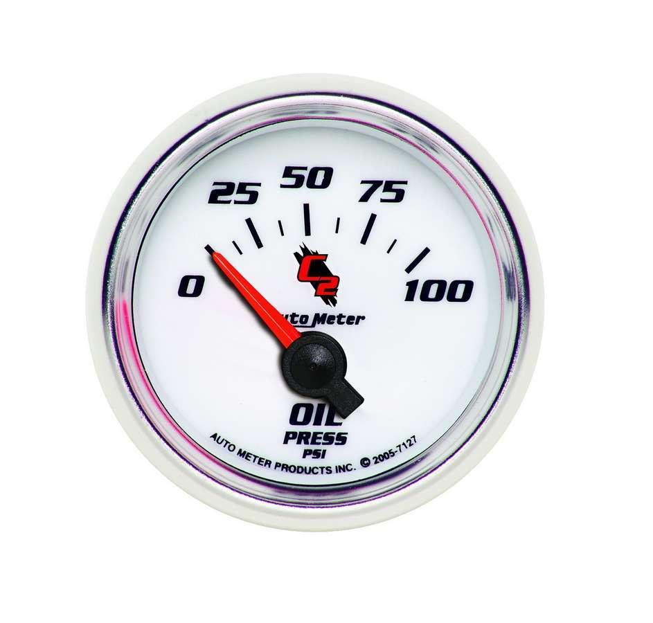 2-1/16in C2/S Oil Press. Gauge 0-100psi - Burlile Performance Products