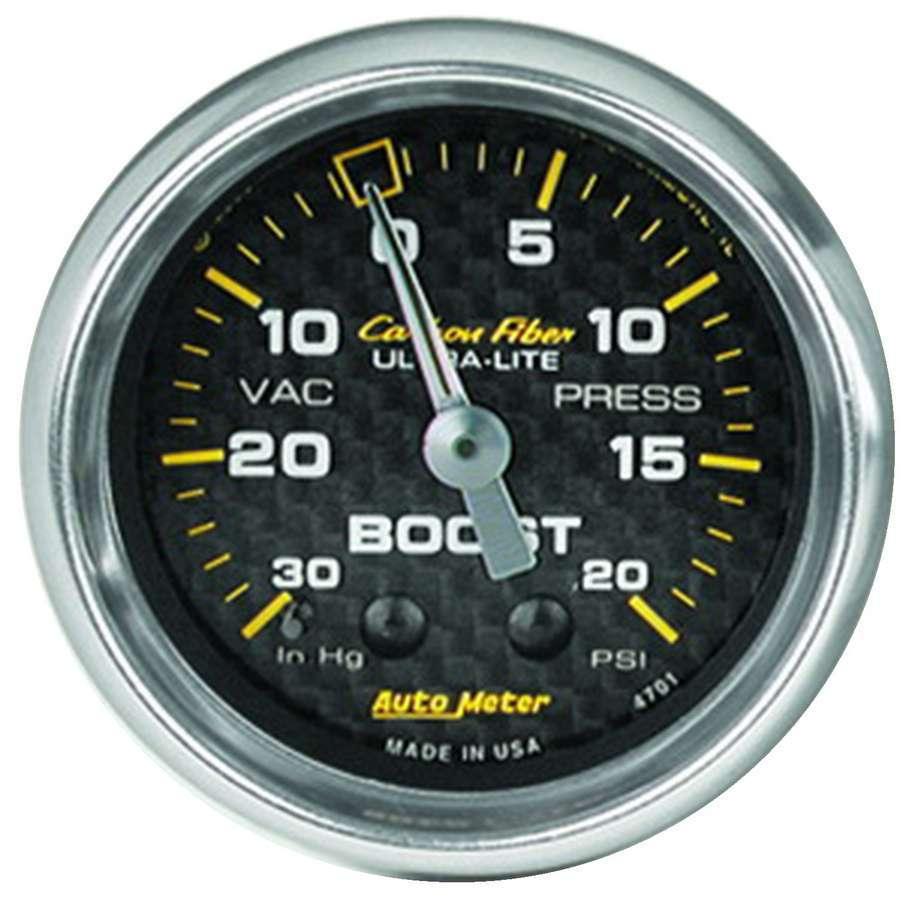 2-1/16in C/F Boost Gauge 30in HG/20psi - Burlile Performance Products